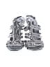 Nina Metallic Silver Gray Sandals Size 8 1/2 - photo 2