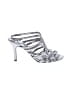 Nina Metallic Silver Gray Sandals Size 8 1/2 - photo 1