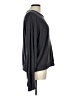 Honeydew Solid Gray Pullover Sweater Size L - photo 4