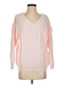 Unbranded 100% Polyester Pink Pullover Sweater Size S - photo 1