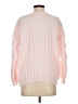 Unbranded 100% Polyester Pink Pullover Sweater Size S - photo 2