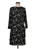 Vero Moda Graphic Black Casual Dress Size XS - photo 1