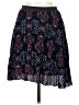 WAYF 100% Rayon Paisley Black Casual Skirt Size S - photo 1