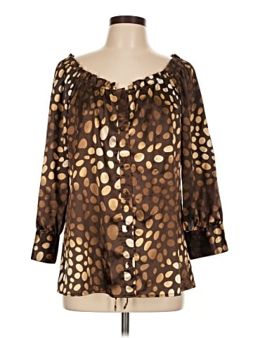Willi Smith 3/4 Sleeve Blouse (view 1)