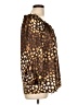 Willi Smith Brown 3/4 Sleeve Blouse Size L - photo 4