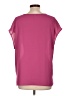 Chaus 100% Polyester Pink Short Sleeve Blouse Size L - photo 2