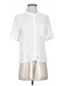 Dear John 100% Rayon White Short Sleeve Blouse Size XS - photo 1
