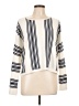 Splendid Stripes Ivory Pullover Sweater Size L - photo 1