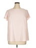 Lane Bryant 100% Polyester Pink Short Sleeve Blouse Size 14 - photo 1