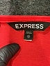 Express Solid Red Casual Dress Size XS - photo 7