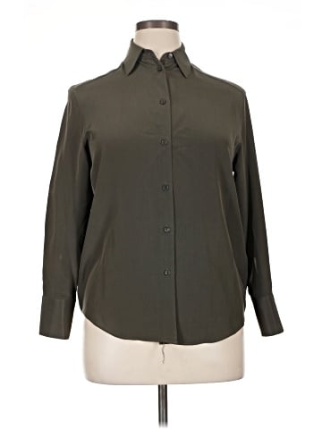 Jarbo Long Sleeve Silk Top (view 1)