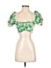 Zara Green Short Sleeve Top Size S - photo 1