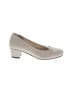 David Tate Metallic Silver Gold Heels Size 8 - photo 1