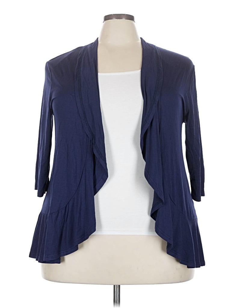 Pre-owned Halife Cardigan Sweater In Blue