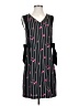 CeCe 100% Polyester Hearts Black Casual Dress Size 2 - photo 1