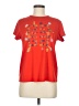 Givenchy 100% Cotton Floral Red Orange Short Sleeve T-Shirt Size M - photo 1