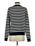 Caslon 100% Polyester Stripes Black Pullover Sweater Size S - photo 2