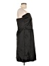 ROMY Solid Black Cocktail Dress Size L - photo 4