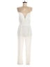 Amanda Uprichard Solid White Jumpsuit Size M - photo 1