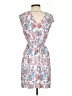 Ann Taylor LOFT 100% Polyester Paisley Blue Casual Dress Size S - photo 2