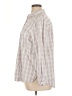 Universal Thread Checkered-gingham Ivory Long Sleeve Button-Down Shirt Size XL - photo 5