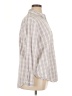 Universal Thread Checkered-gingham Ivory Long Sleeve Button-Down Shirt Size XL - photo 4