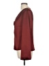 Express 100% Polyester Burgundy Long Sleeve Blouse Size M - photo 5