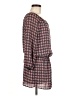 Sami & JO 100% Polyester Argyle Brown Casual Dress Size M - photo 4