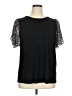 Beacon Black Short Sleeve Top Size 1X - photo 1