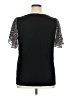 Beacon Black Short Sleeve Top Size 1X - photo 2