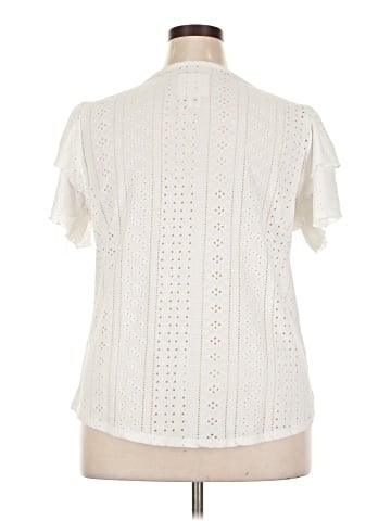 New York Laundry Short Sleeve Blouse (view 2)