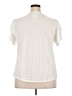 New York Laundry Ivory Short Sleeve Blouse Size 2X - photo 2