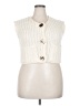 Fashion 100% Polyester Ivory Sweater Vest Size S - photo 1