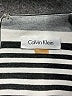 Calvin Klein Stripes Gray Cocktail Dress Size M - photo 7