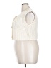 Fashion 100% Polyester Ivory Sweater Vest Size S - photo 5