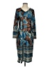 NORACORA Print Blue Casual Dress Size S - photo 1