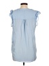 Harve Benard 100% Polyester Blue Sleeveless Blouse Size L - photo 2