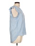 Harve Benard 100% Polyester Blue Sleeveless Blouse Size L - photo 4