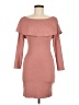 Blue Blush Solid Pink Cocktail Dress Size M - photo 1