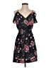 Joie Floral Black Casual Dress Size S - photo 1