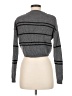 I. Joah 100% Acrylic Stripes Gray Pullover Sweater Size M - photo 2