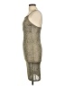 Glare Metallic Gold Cocktail Dress Size L - photo 5