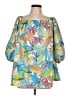 Unbranded Yellow 3/4 Sleeve Blouse Size L - photo 1