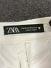 Zara Chevron-herringbone Ivory White Shorts Size XS - photo 3