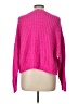 American Eagle Outfitters Solid Pink Pullover Sweater Size L - photo 2