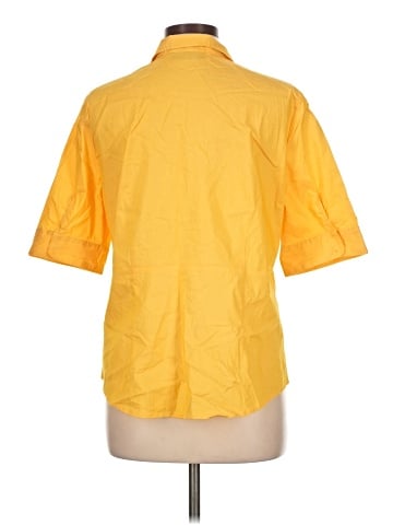 New York & Company 3/4 Sleeve Button-Down Shirt (view 2)