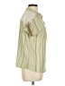Assorted Brands Stripes Green Short Sleeve Blouse Size L - photo 4