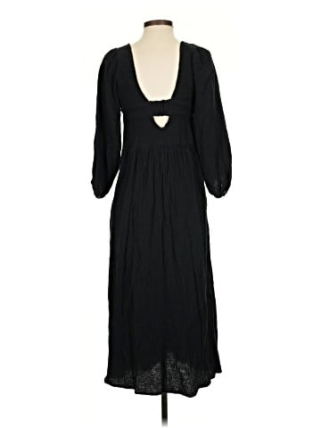 Madewell Lightspun V-Neck Midi Dress (view 2)