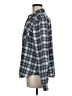 Maurices Plaid Gray Long Sleeve Blouse Size M - photo 5