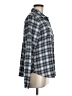 Maurices Plaid Gray Long Sleeve Blouse Size M - photo 4